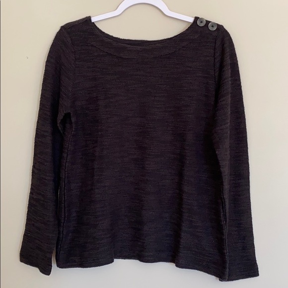 🆕 Ann Taylor LOFT Tweed Knit Navy Sweater - Picture 6 of 7